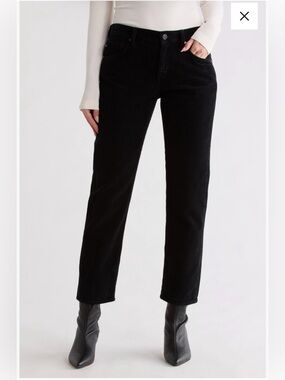 AG Women’s Ex-Boyfriend Mid Rise Slouchy Slim Corduroy Pants Size 27 NWT $225